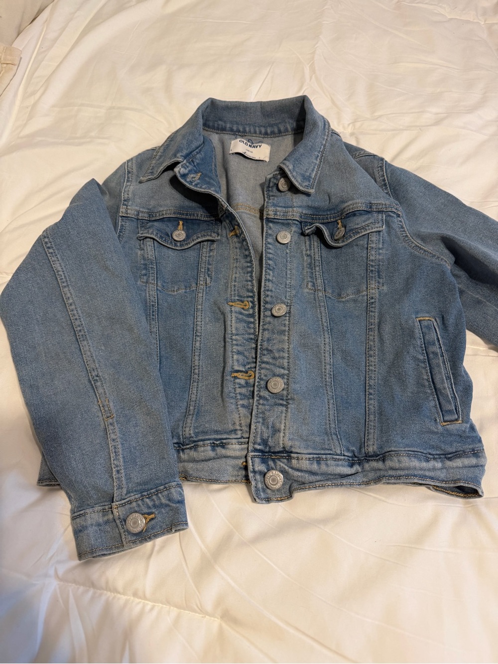 Old Navy Light Wash Blue Kids Denim Jacket